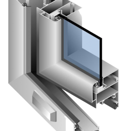алюминиевые окна и двери СИАЛ КП45